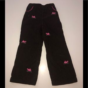 Jeanine johnsen whale embroidered corduroy Pants 5